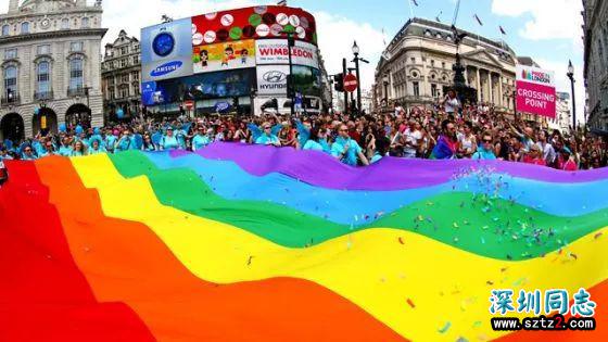 彩虹色的同性恋自豪月，英国Gay Pride游行提前了解一下